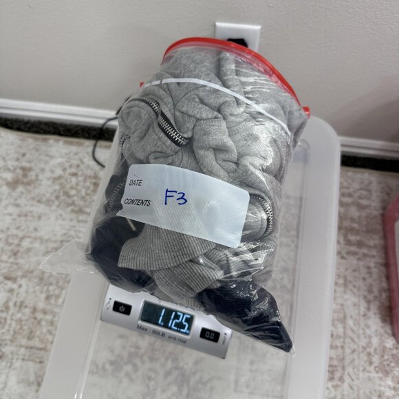 Nike Hoodie Mens 2XL Gray Black Full Zip Athletic Dept Spell Out Sweatshirt - Picture 15 of 15